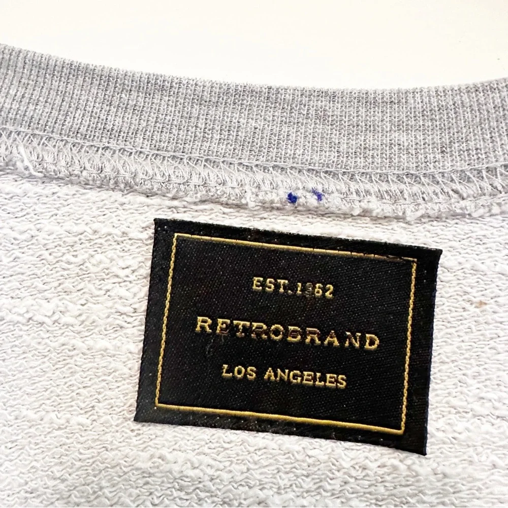 Free People X Original Retro Brand NYC Tennis Racket Club Crew